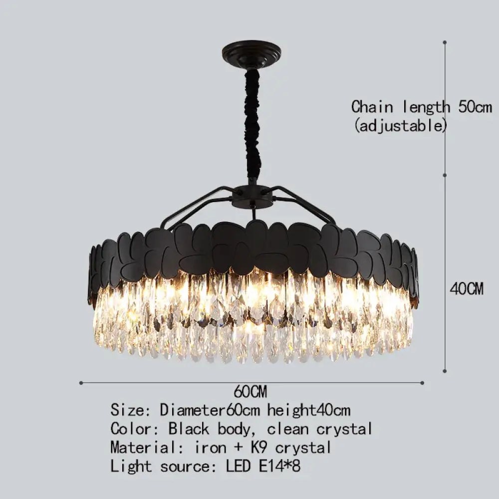 Modern Crystal Gold Chandelier | Dining & Kitchen Lighting