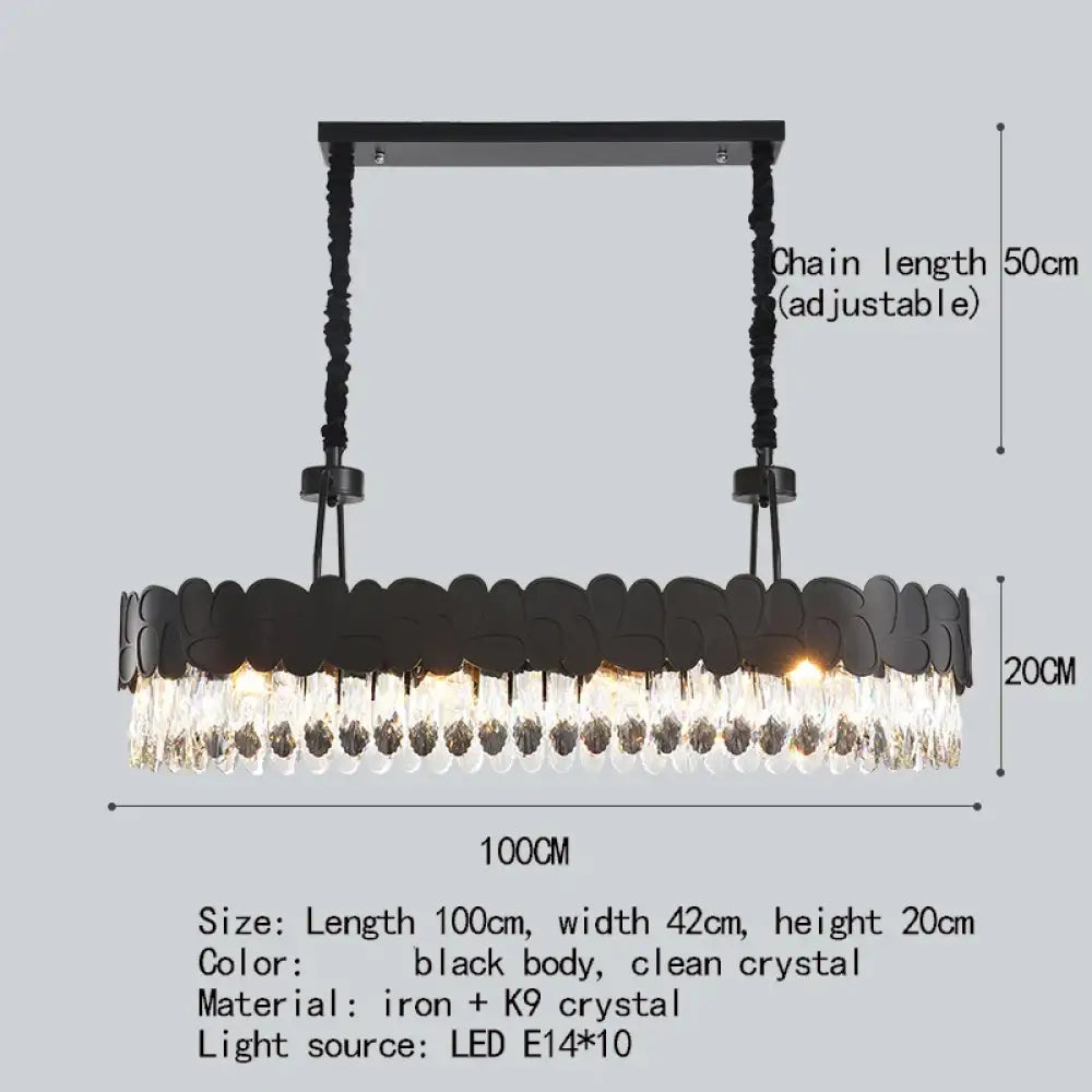Modern Crystal Gold Chandelier | Dining & Kitchen Lighting