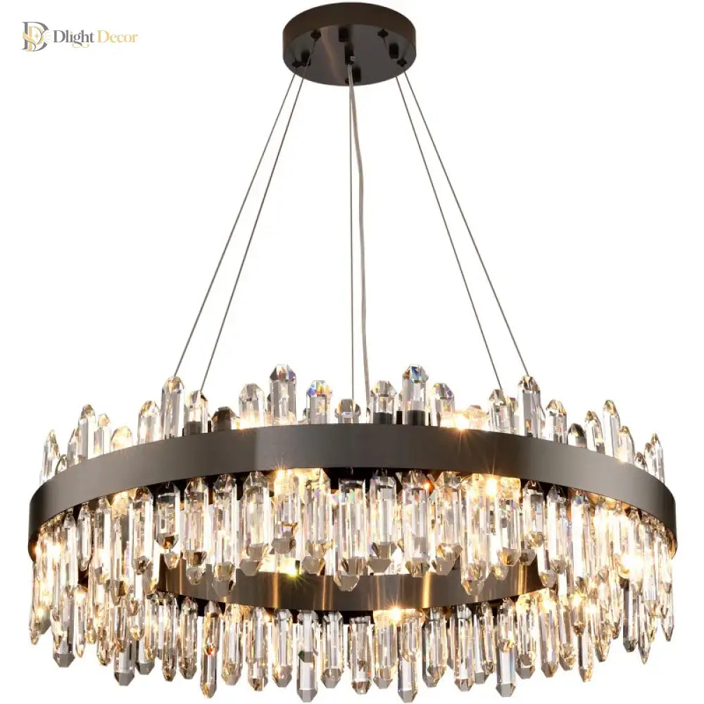 Modern Crystal Signature Chandelier | Dining Room Lighting