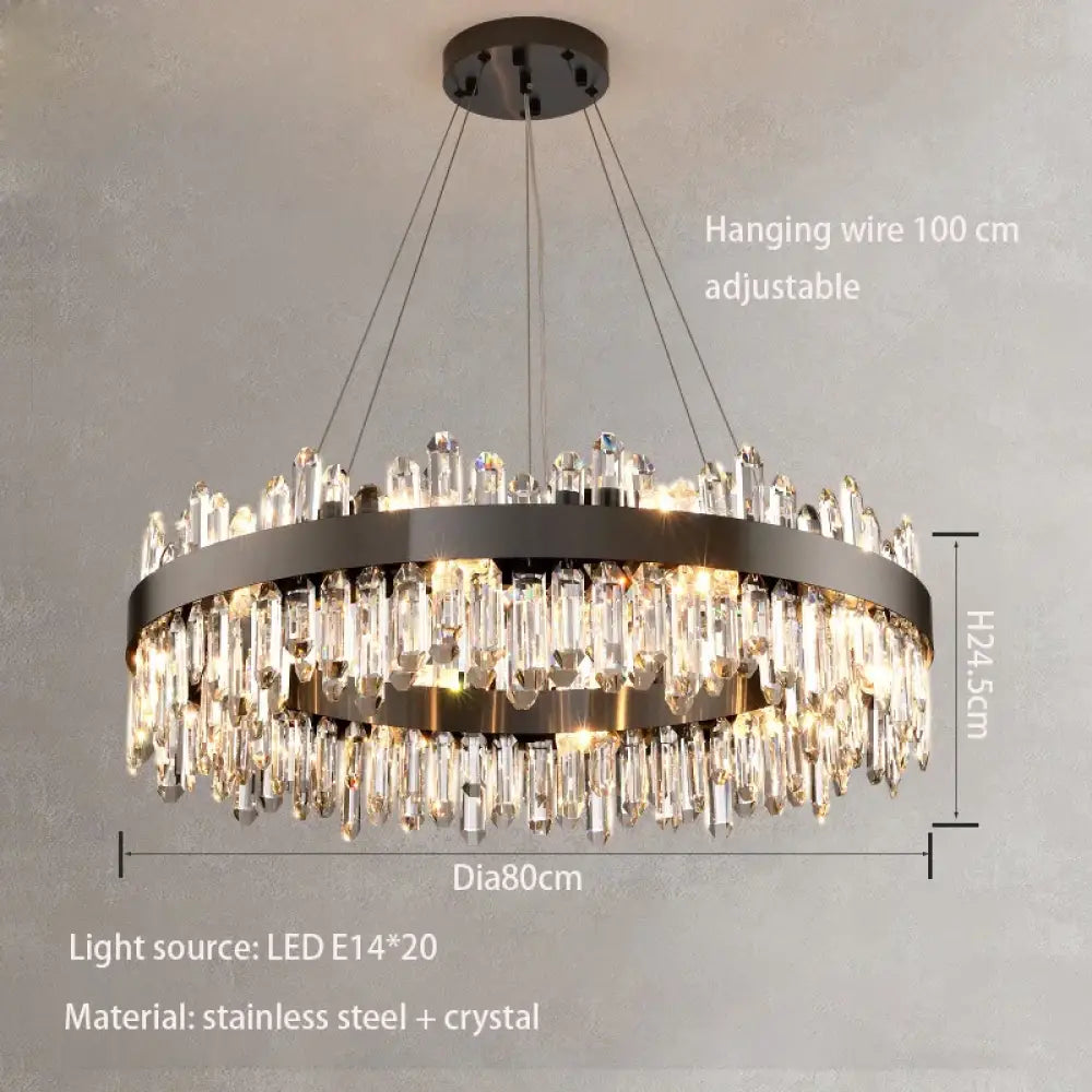 Modern Crystal Signature Chandelier | Dining Room Lighting