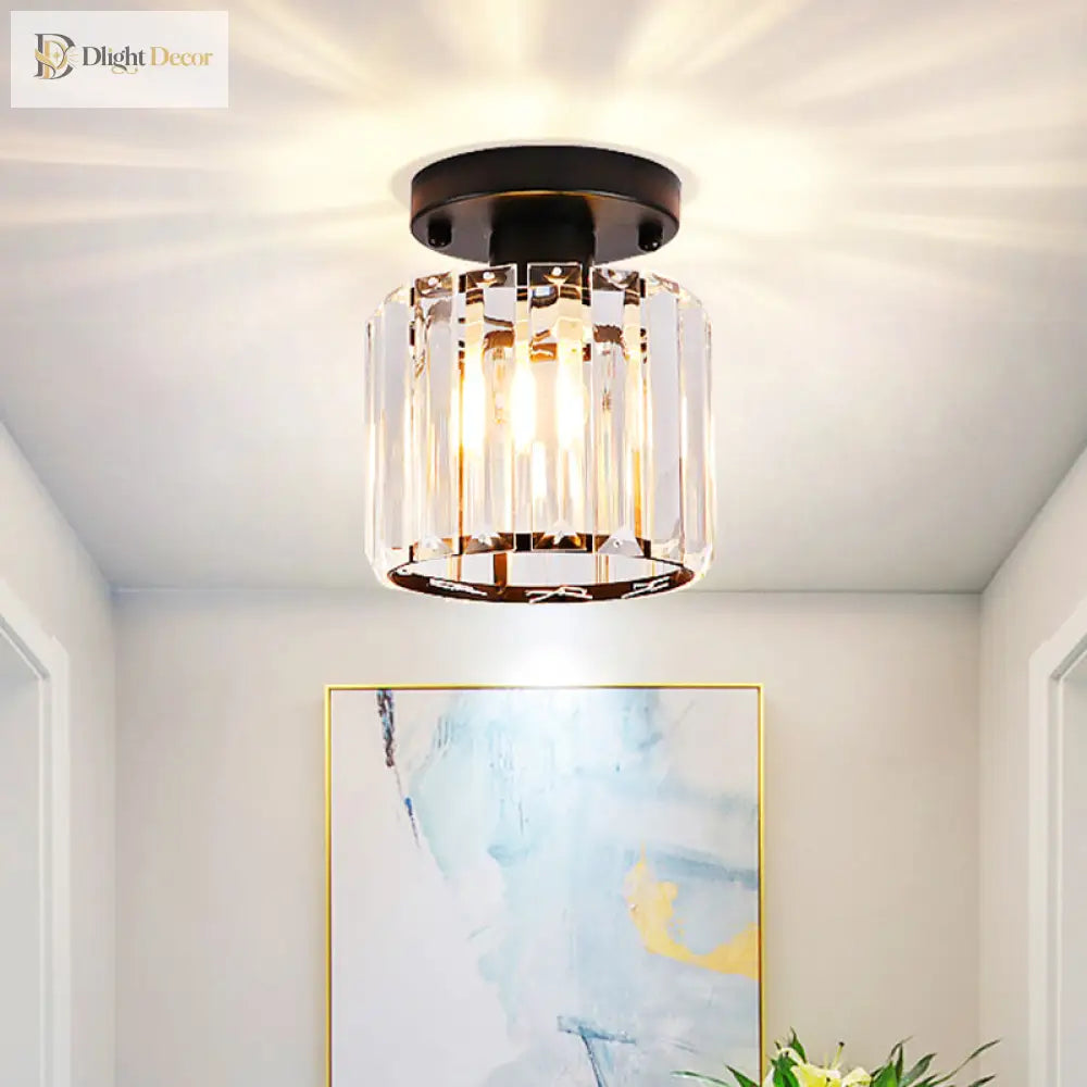 Modern Flush Mount Light | Hallway & Entry Home Lighting