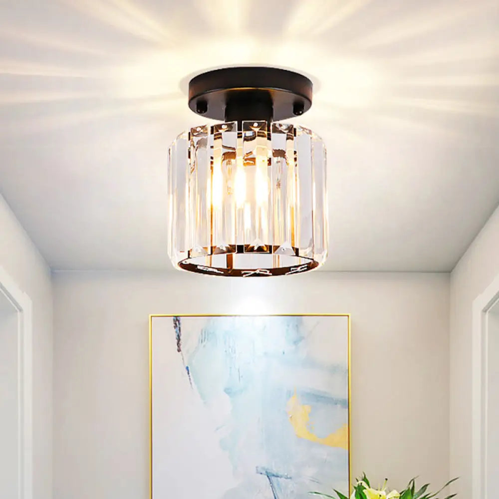 Modern Flush Mount Light | Hallway & Entry Home Lighting