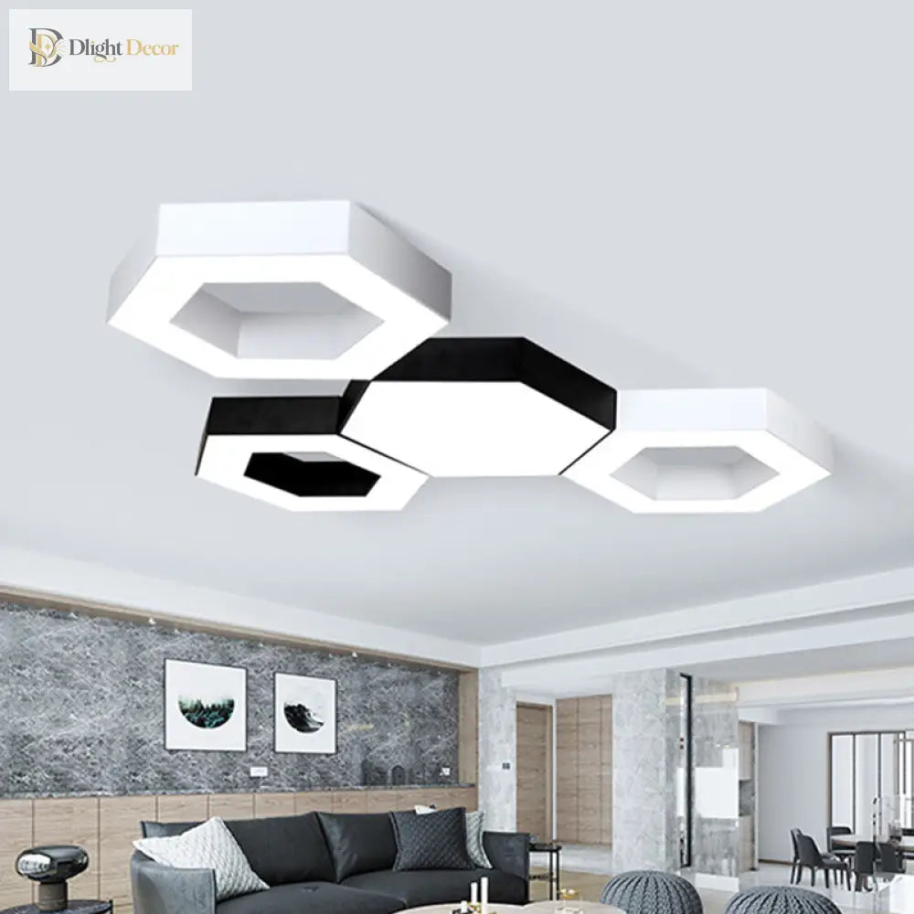 Modern Flush Mount Light | Modern Interior Home Lighting