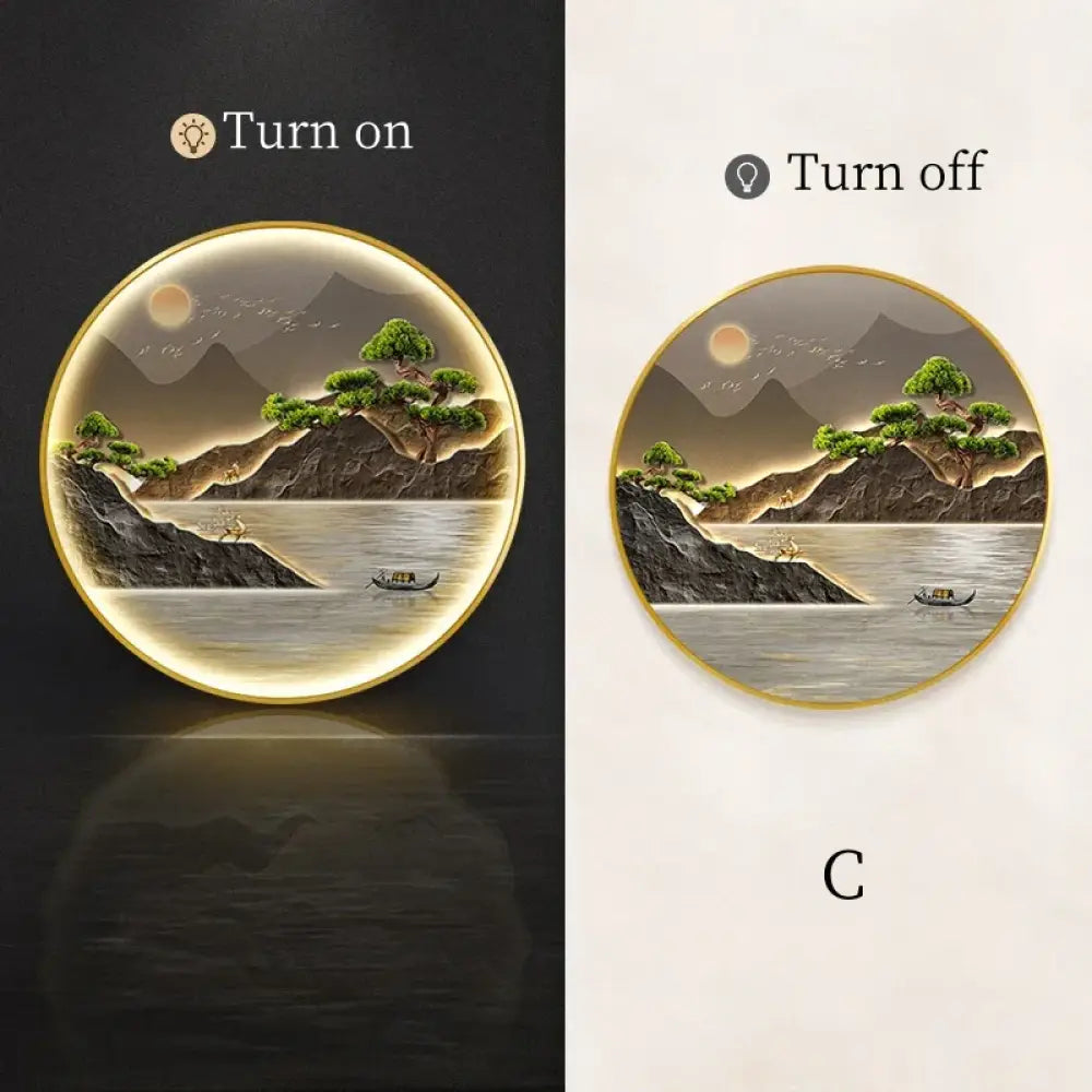 Modern LED Wall Art Light | Modern Interior Home Lighting