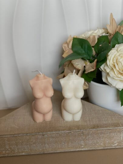 Mom-to-Be Candle | Body Sculpture Art