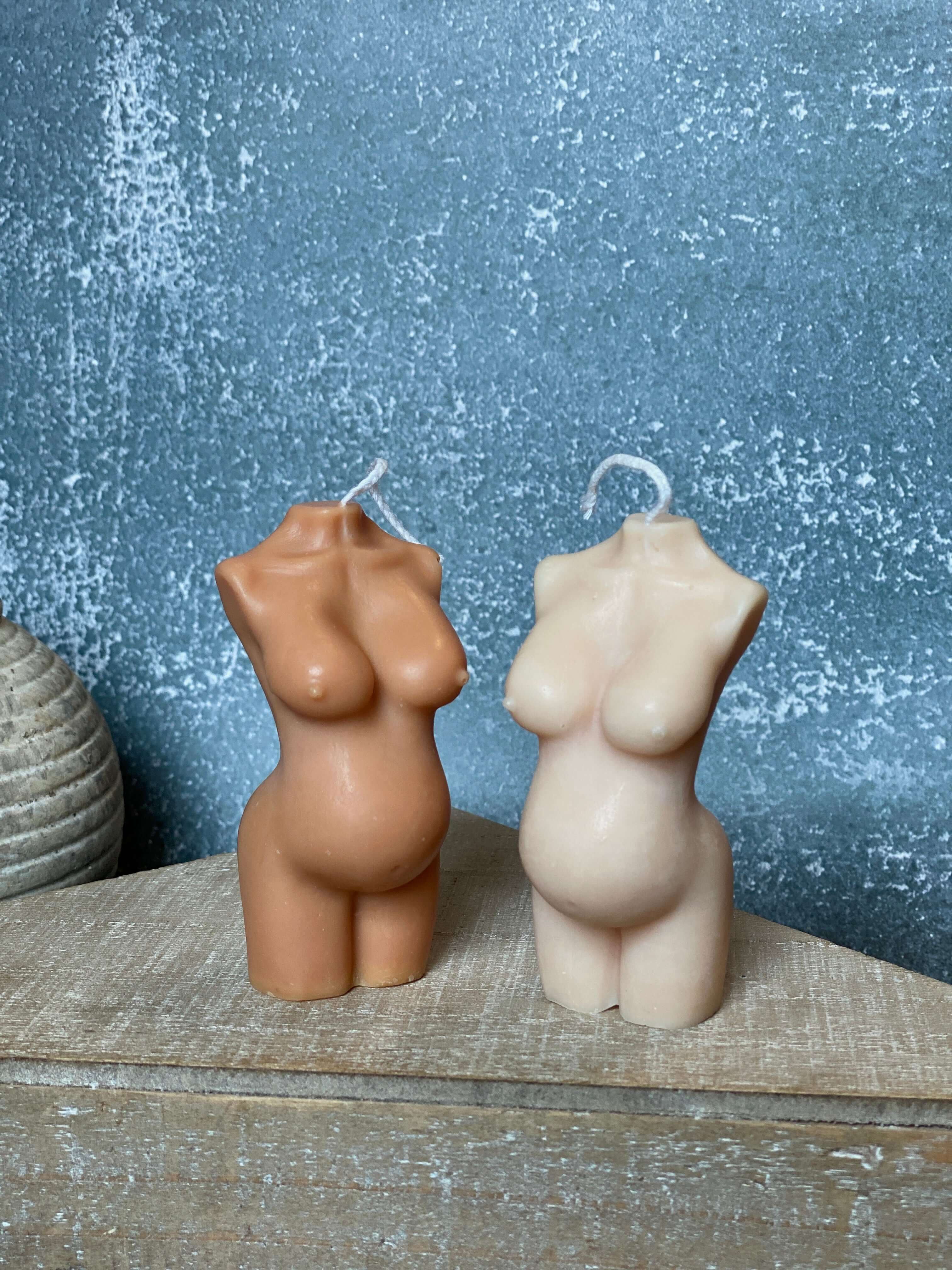 Mom-to-Be Candle | Body Sculpture Art