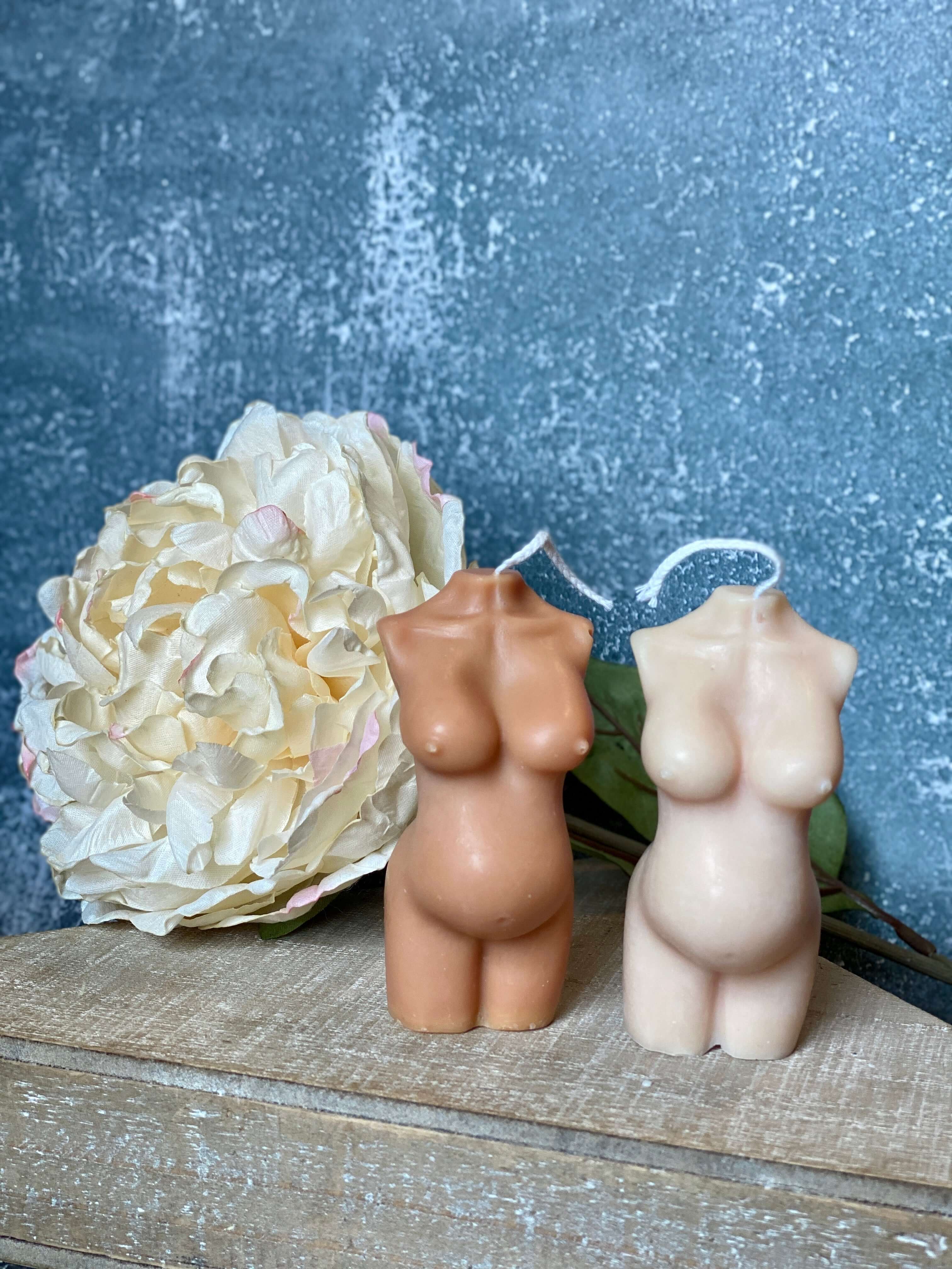 Mom-to-Be Candle | Body Sculpture Art