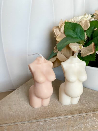 Mom-to-Be Candle | Body Sculpture Art
