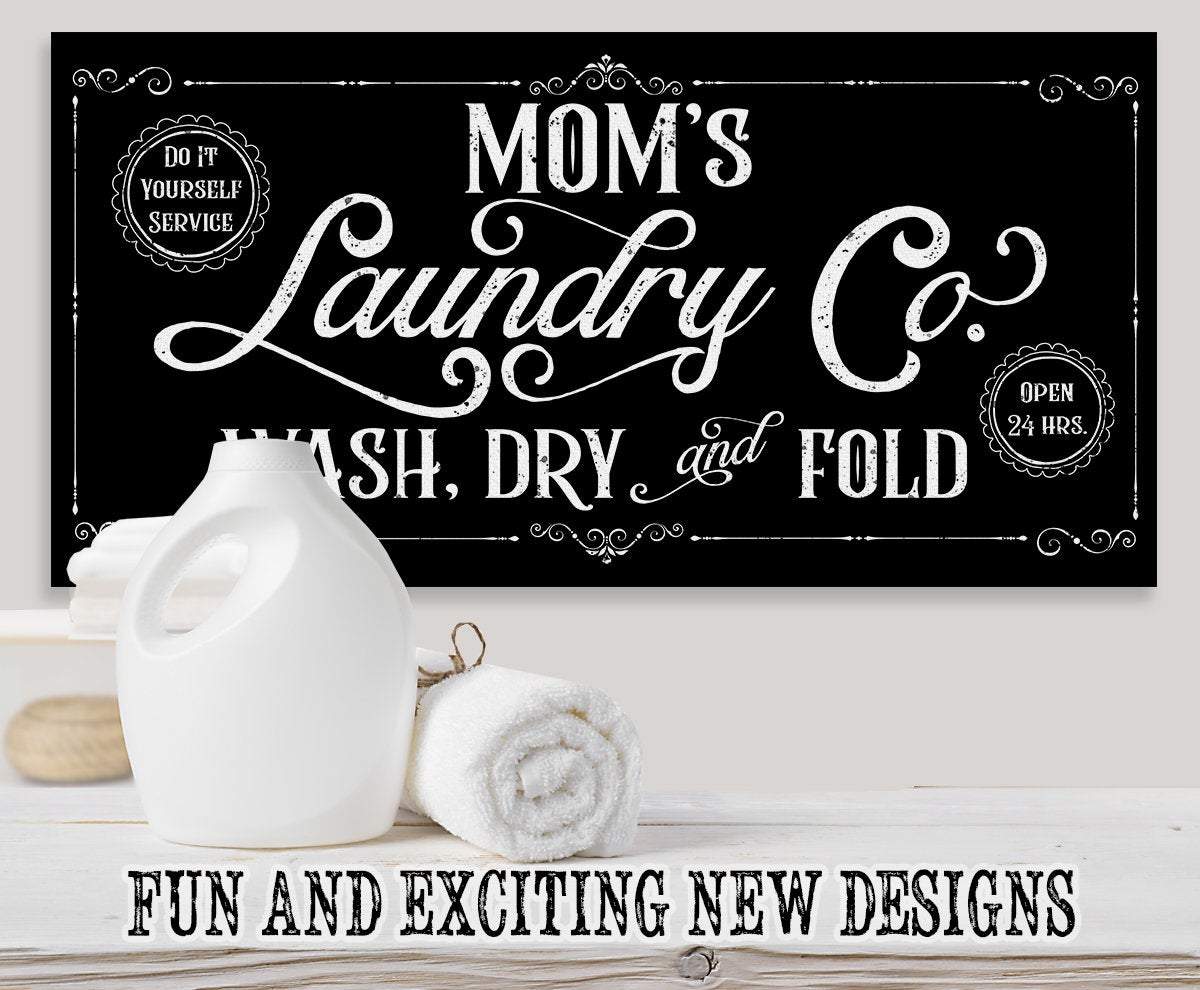 Mom's Laundry Co - Canvas