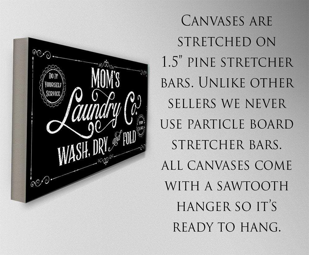 Mom's Laundry Co - Canvas
