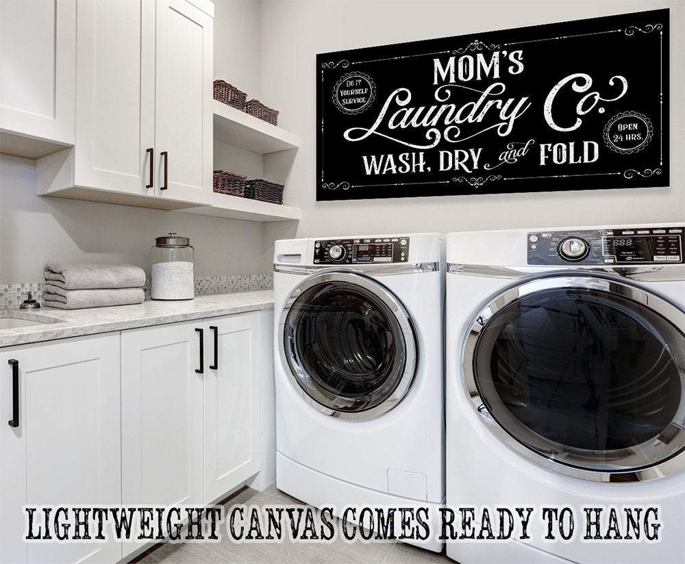 Mom's Laundry Co - Canvas
