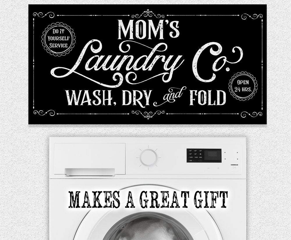 Mom's Laundry Co - Canvas
