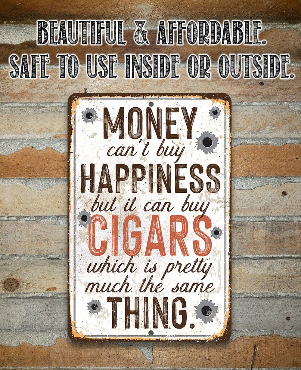 Money Can Buy Cigars - Metal Sign