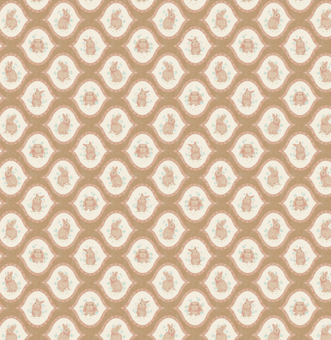 Poppie Wallpaper by Niranjana Mani Design