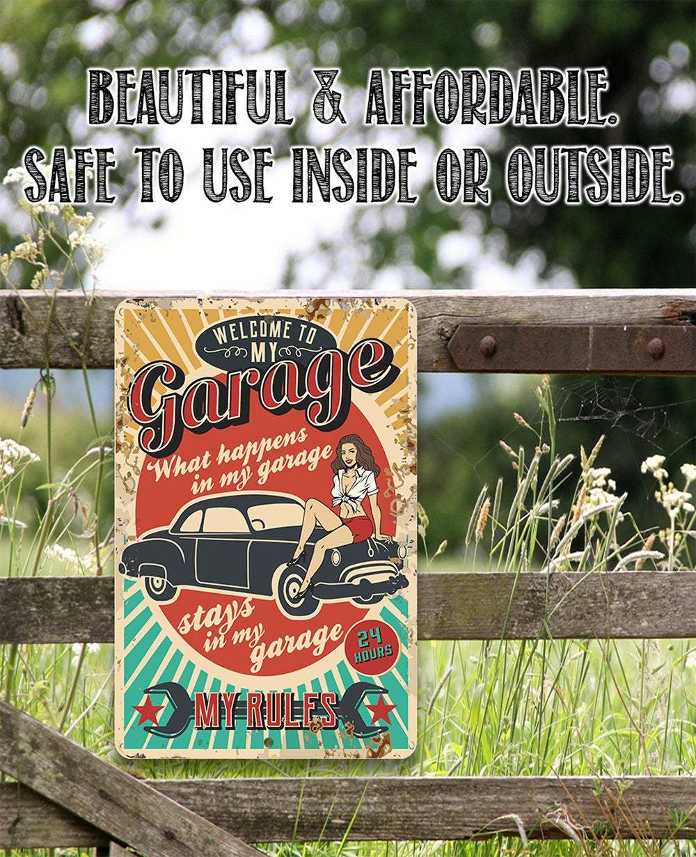 My Garage My Rules - Metal Sign