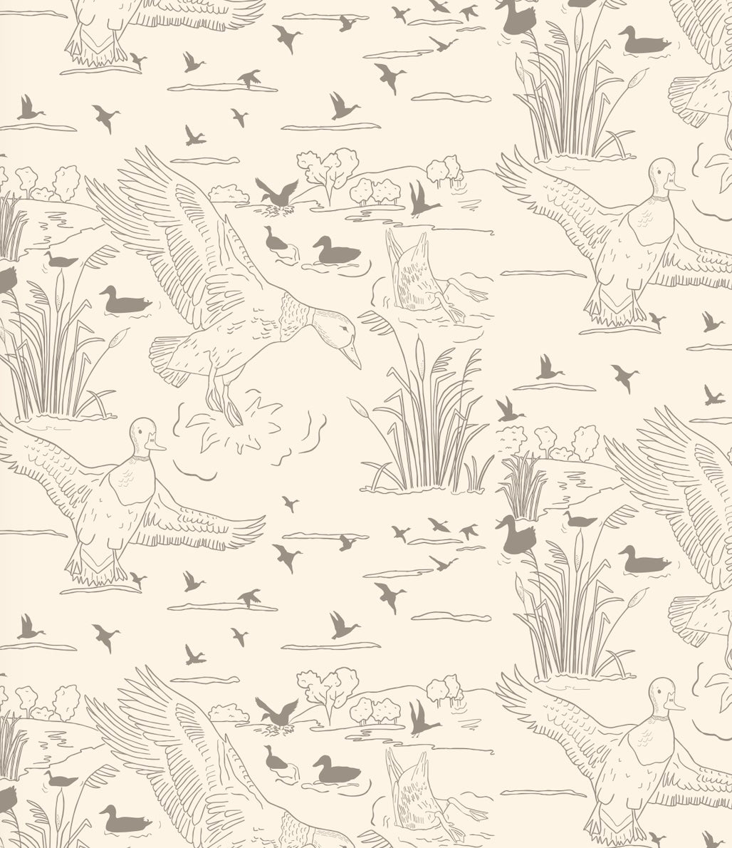 Wallace Wallpaper by Painted Hawk Design
