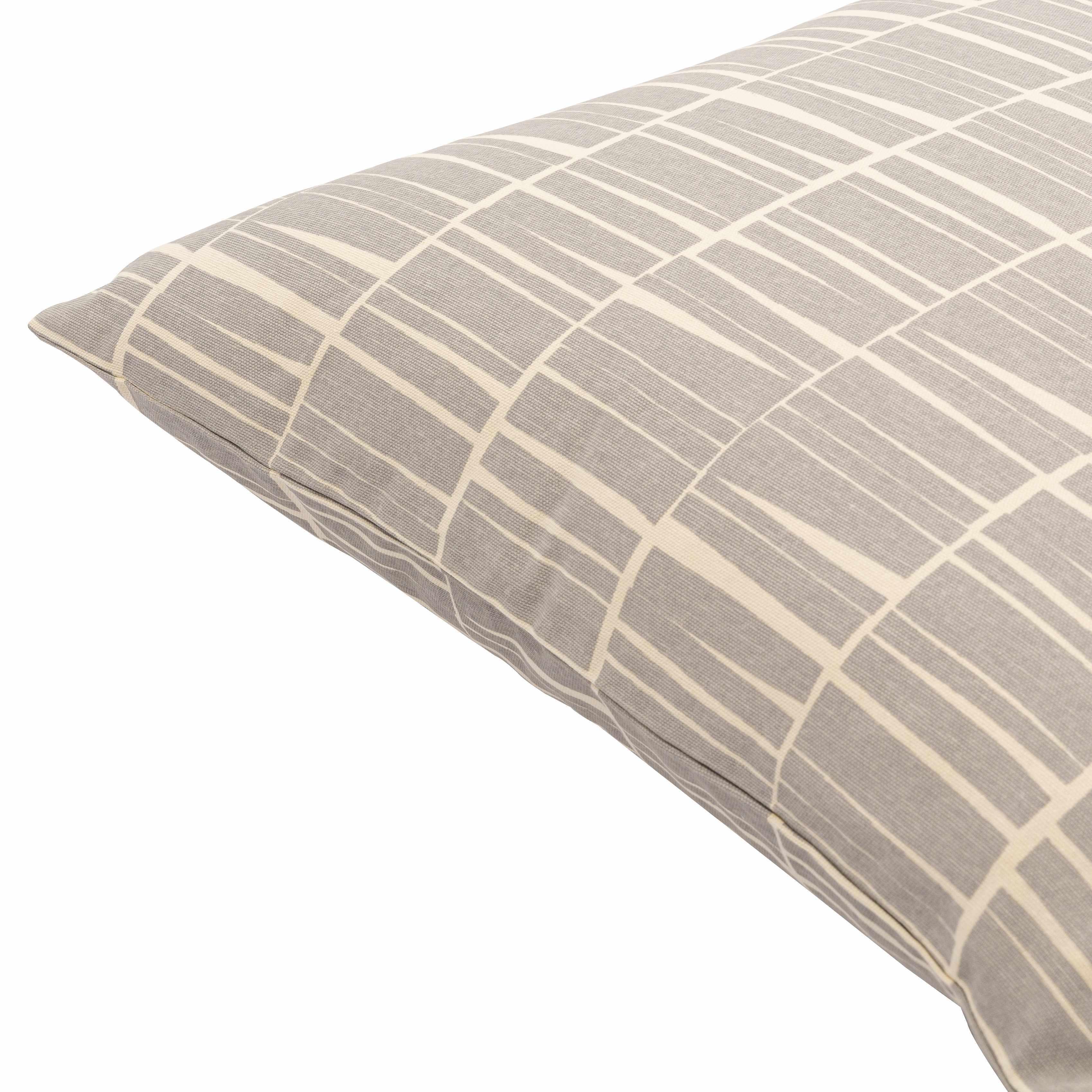 Nangan Modern Gray Geometric Throw Pillow - Clearance-1