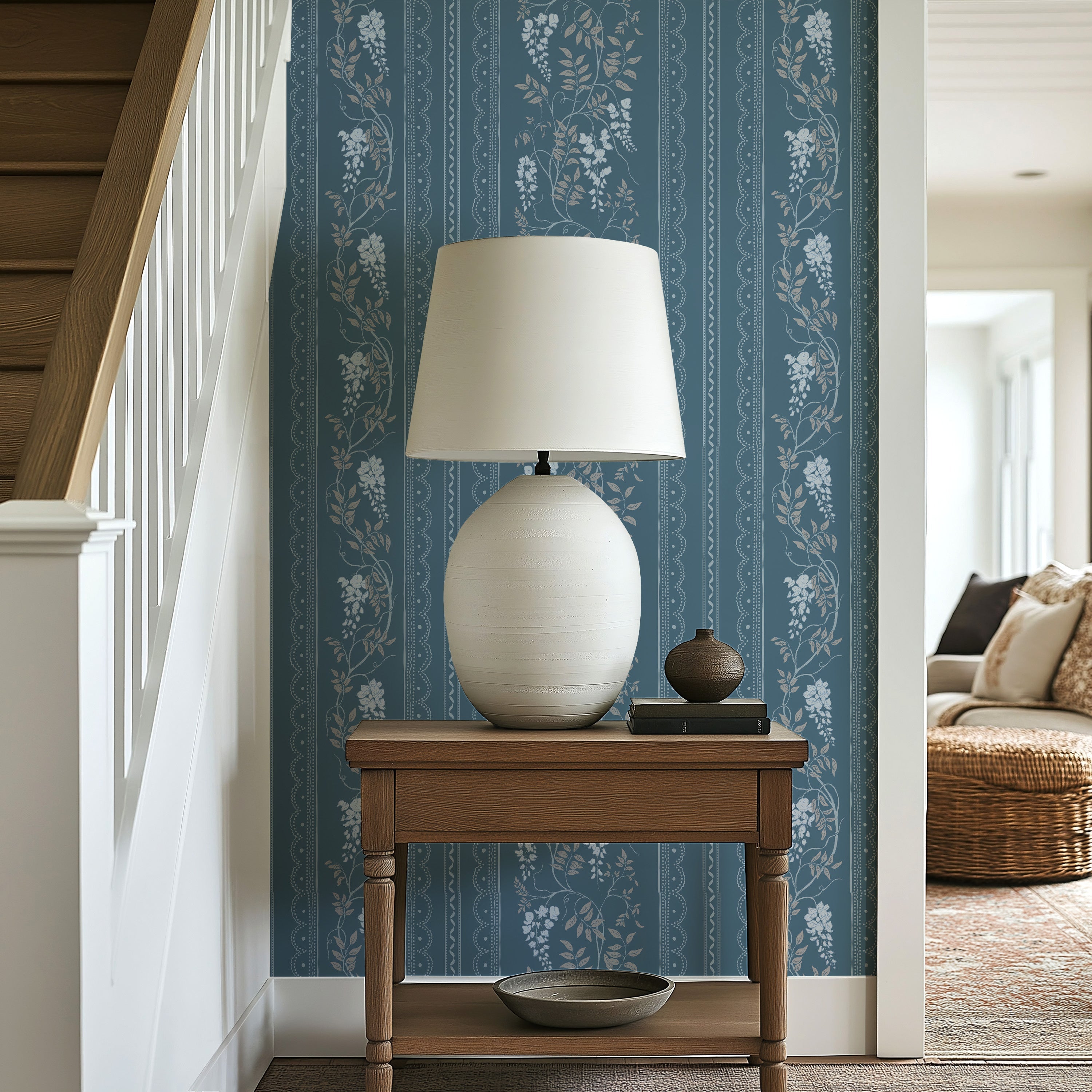 Loretta Wallpaper by The Bright Leaf Design