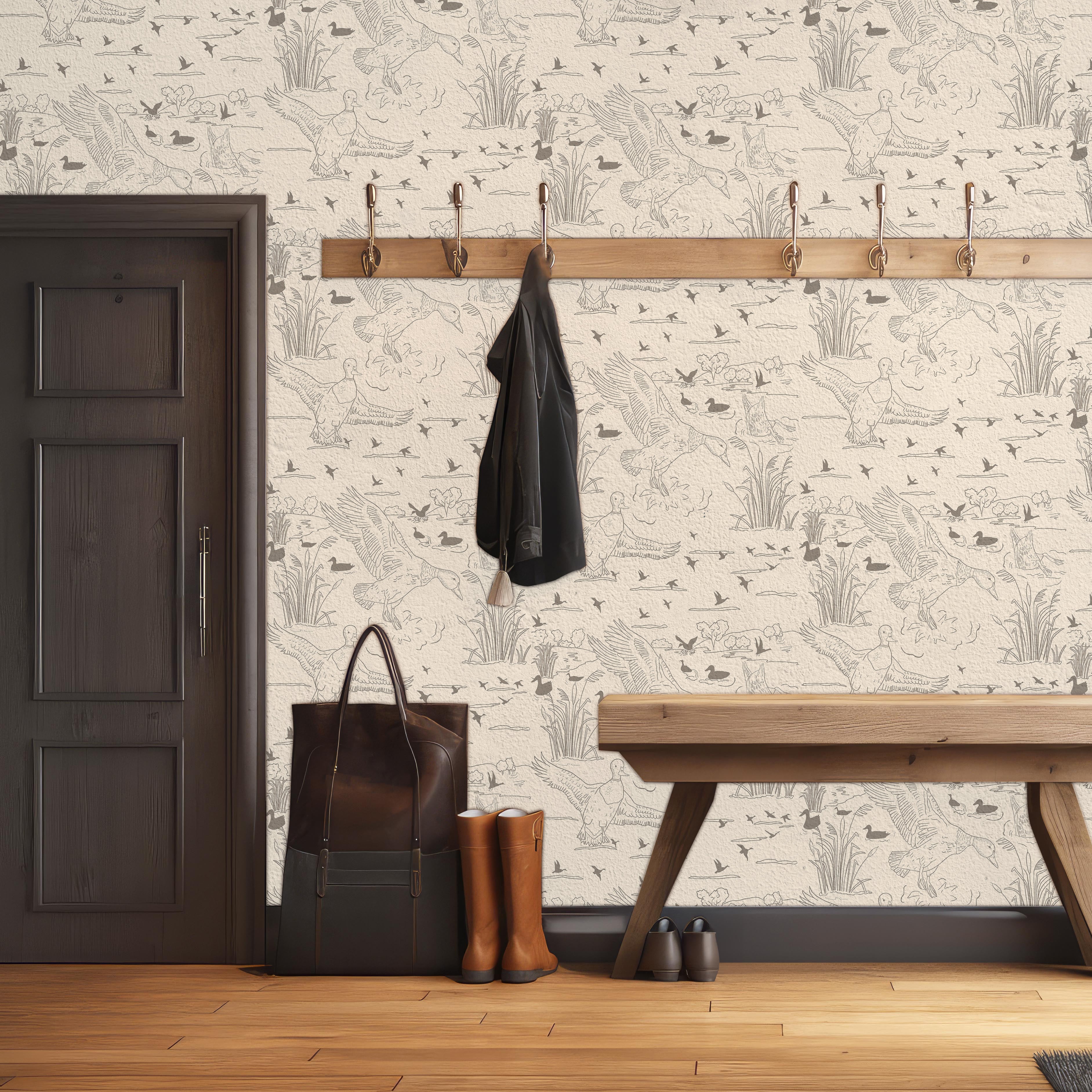 Wallace Wallpaper by Painted Hawk Design