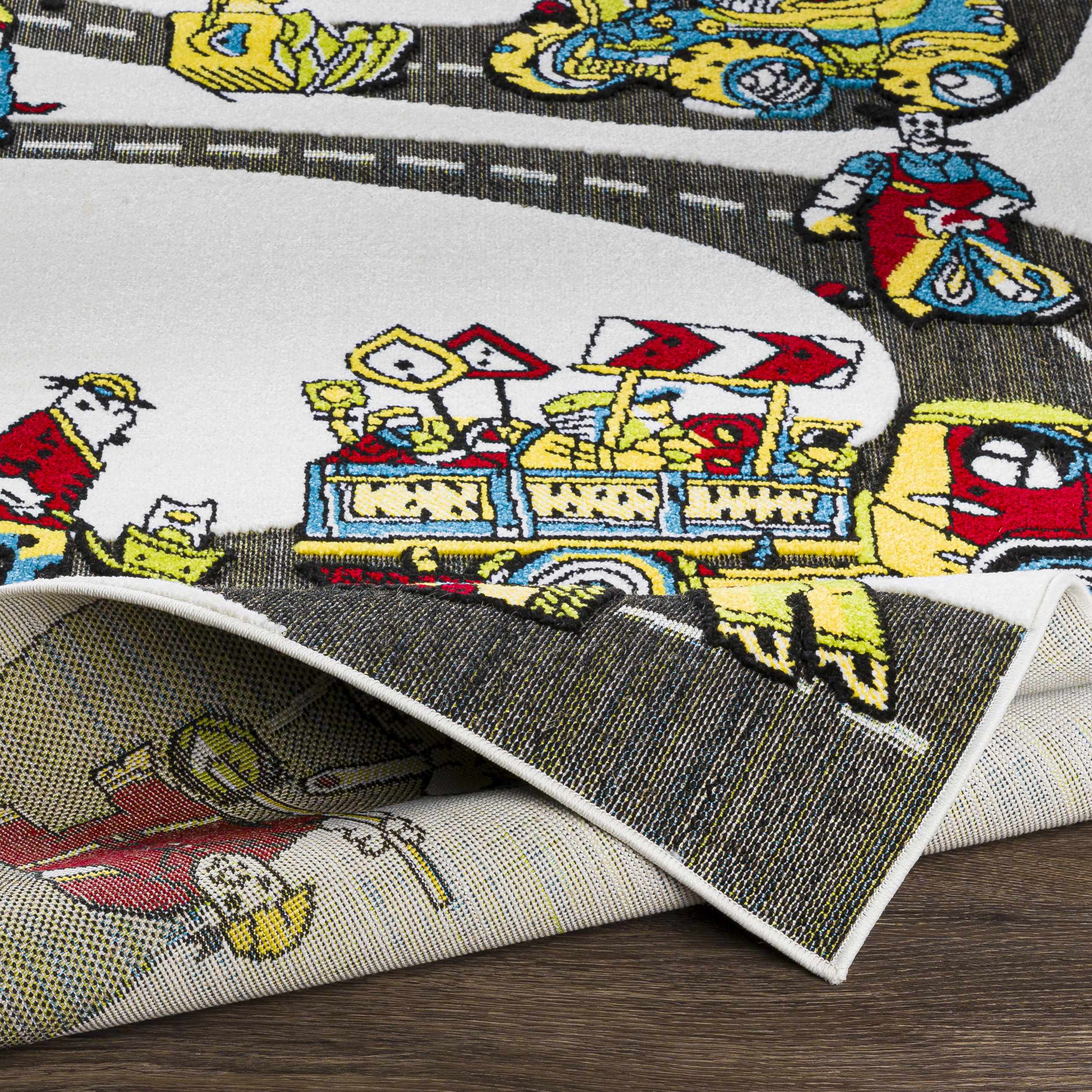 Kids Road Fun Land Area Carpet - Clearance-4