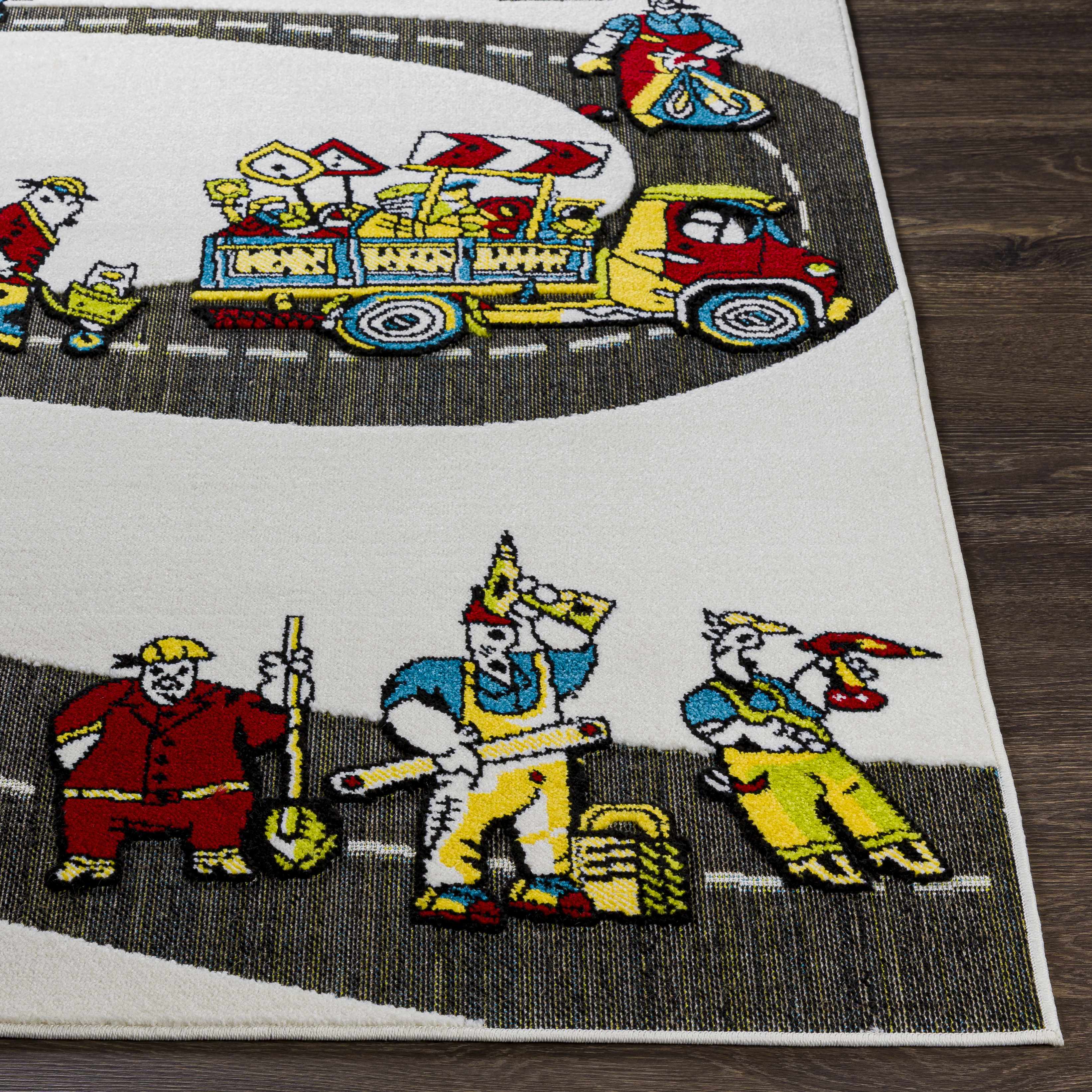 Kids Road Fun Land Area Carpet - Clearance-3