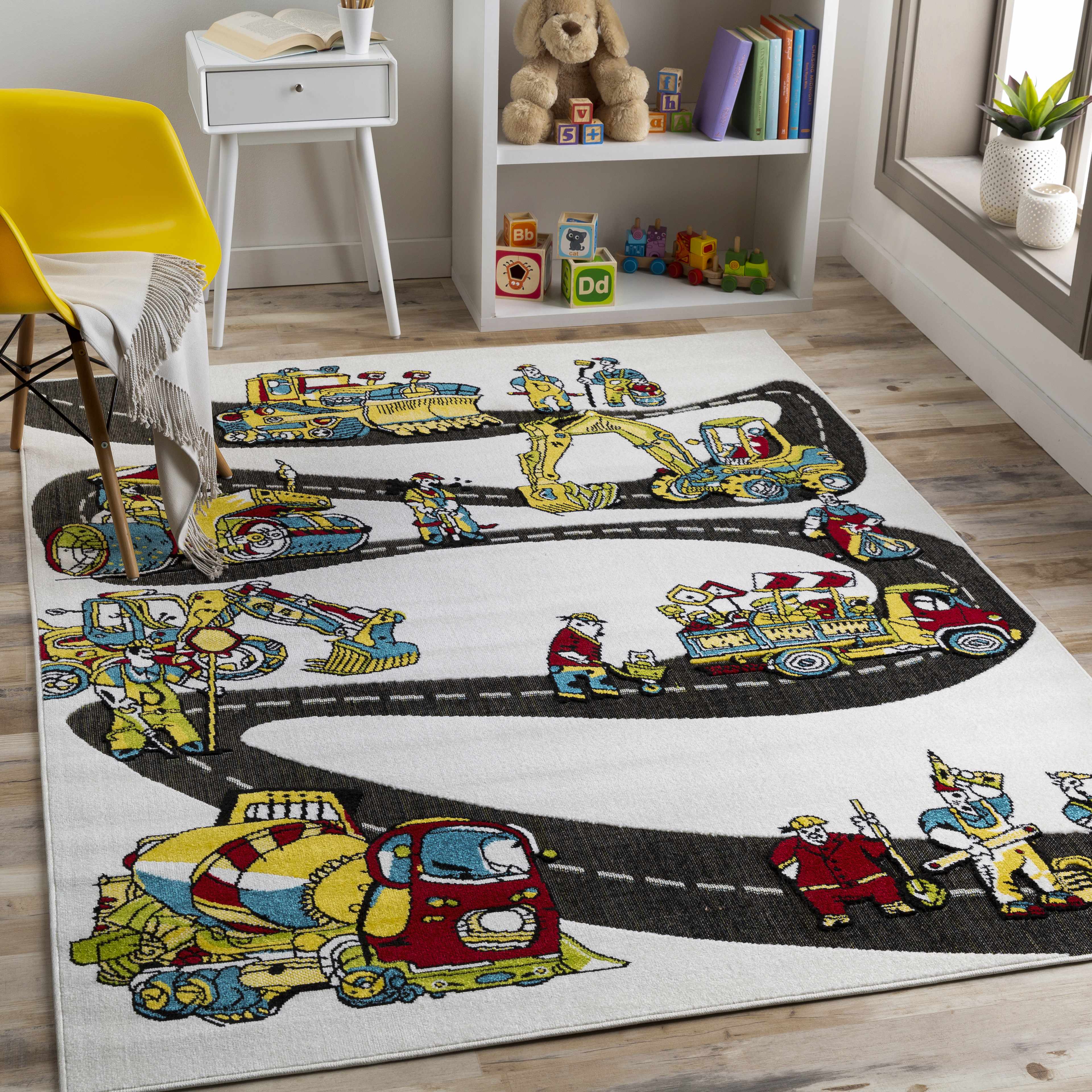 Kids Road Fun Land Area Carpet - Clearance-0