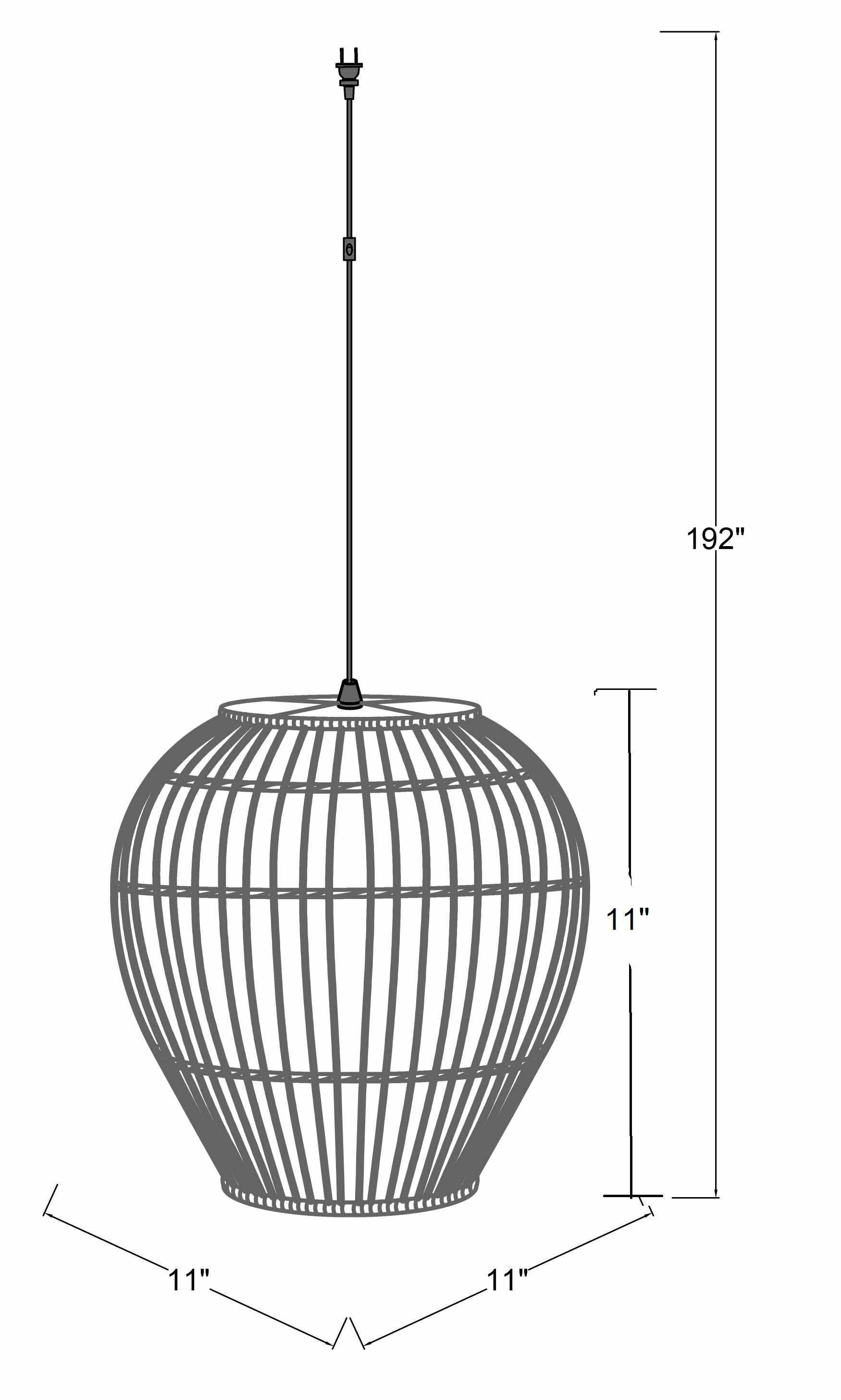 Unionport Rattan Ceiling Lighting - PRHOMZ