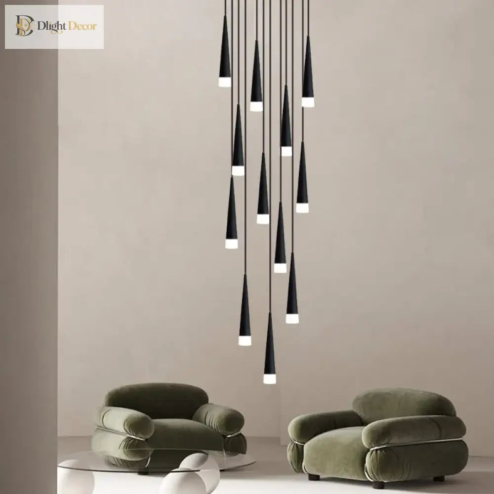Nordic Chandelier | Modern Hallway & Entry Lighting