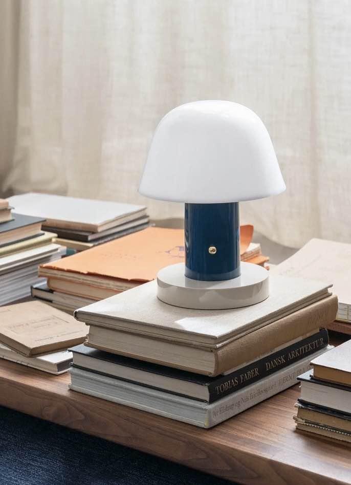 Nordic Cute Mushroom Setago Table Lamp - Dimmable Portable Quirky Nursery Light - PRHOMZ