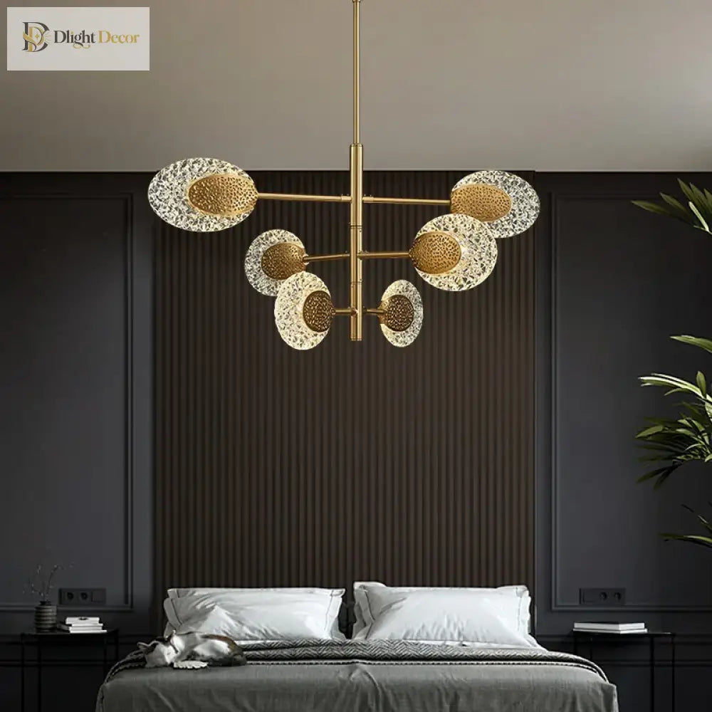Nordic Modern Glass Chandelier | Dining Room Home Lighting