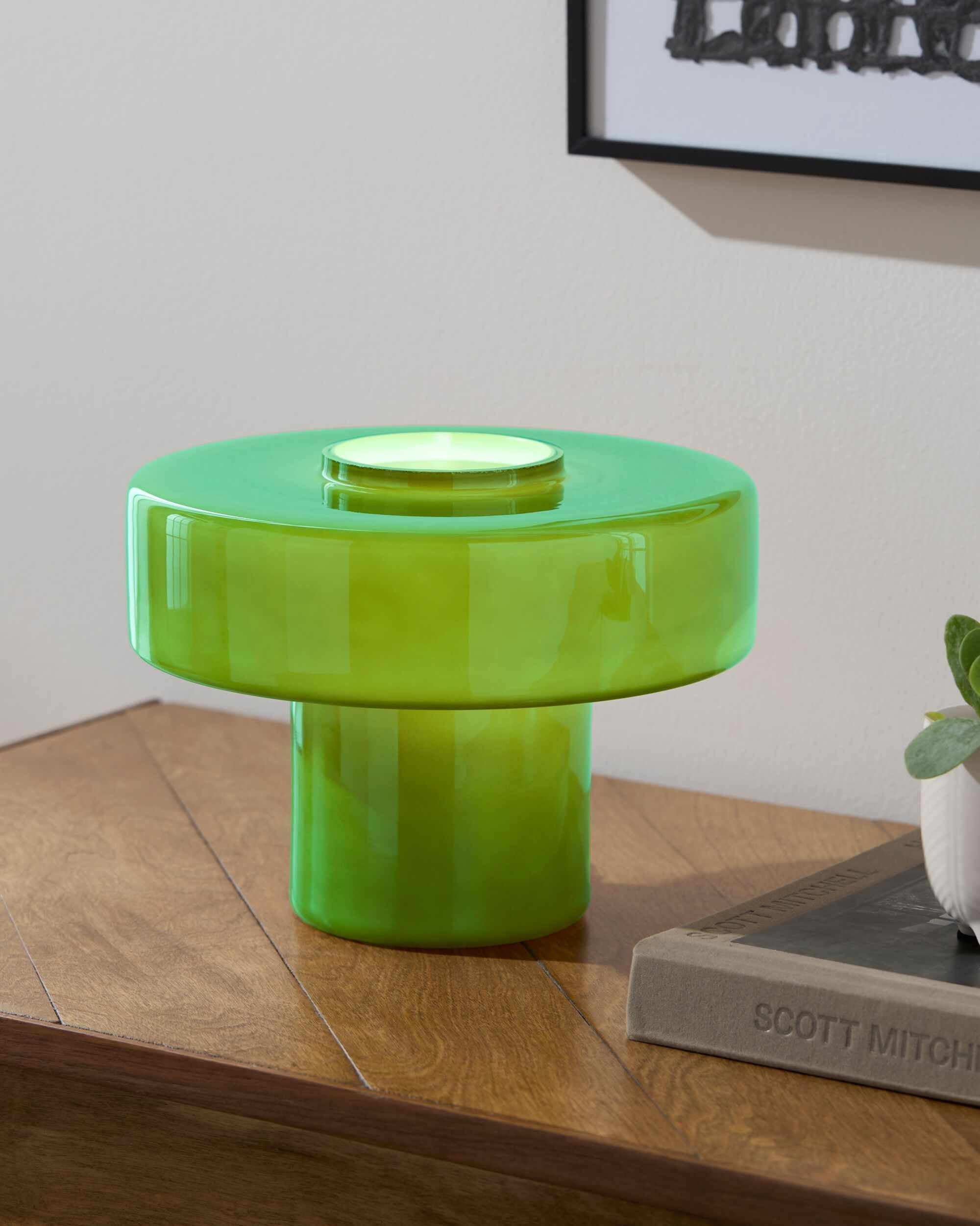 Lauenhagen Bright Green Table Lamp-3