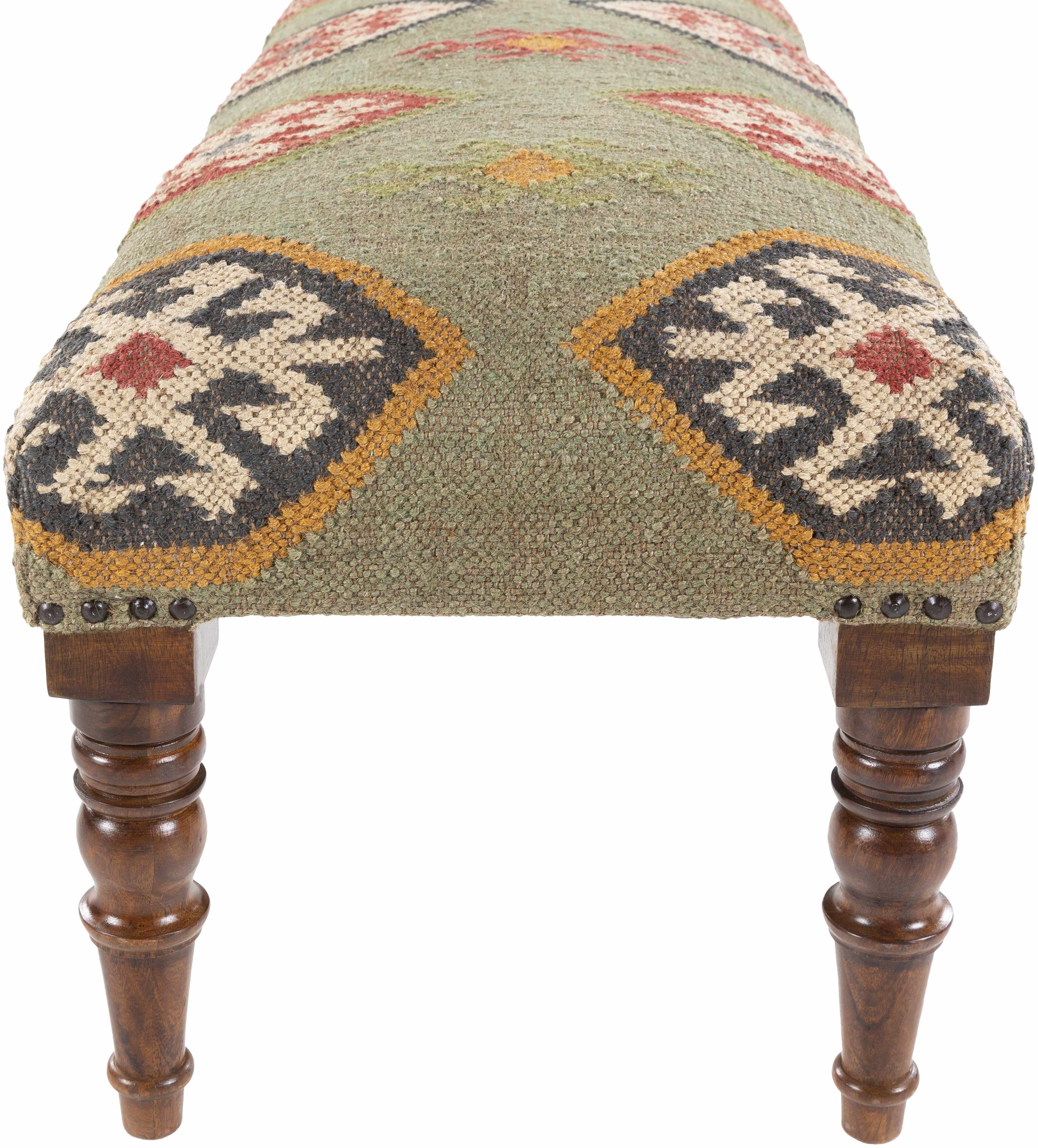 Oslob Rustic Patterned Wood Stool-4