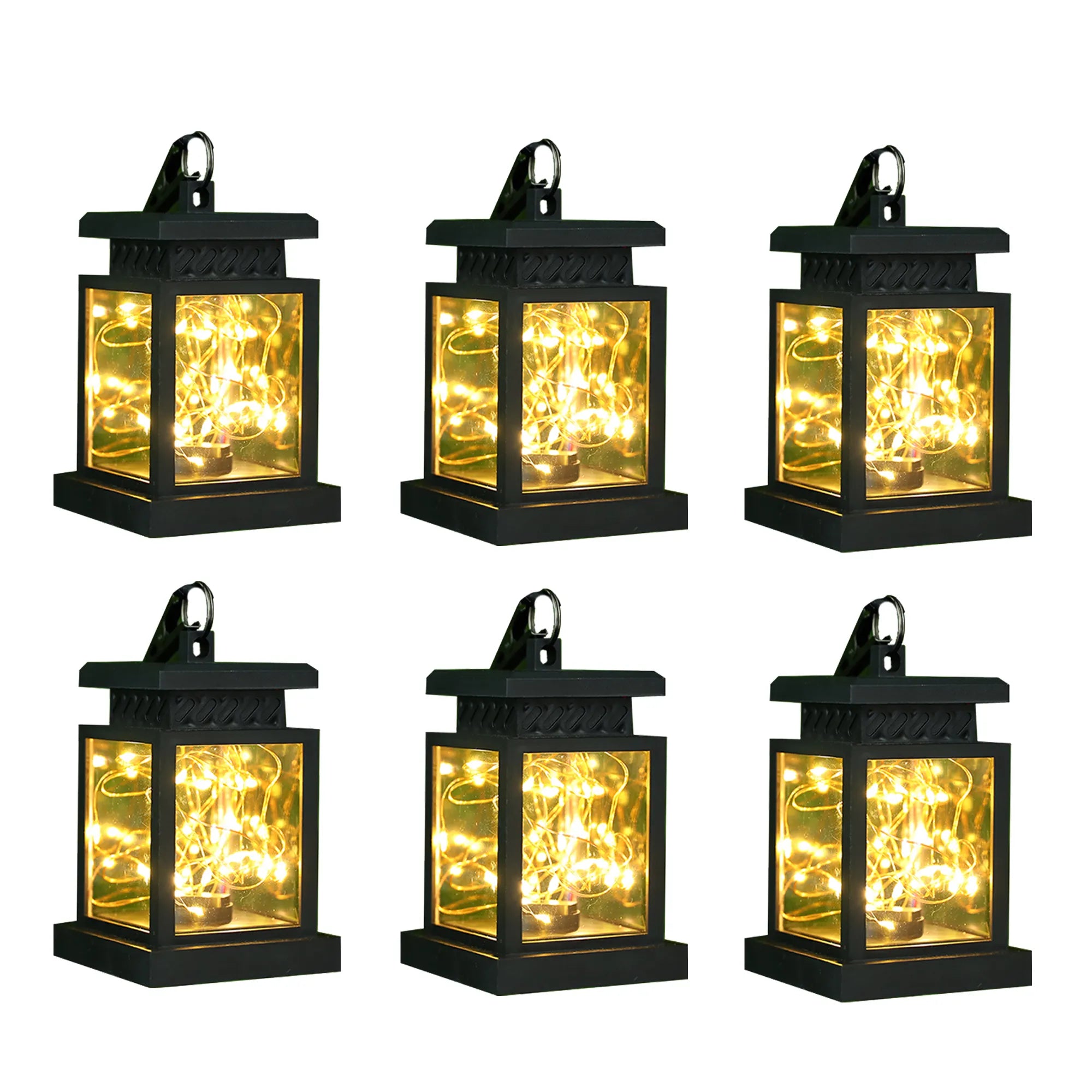 Set of 6 Solar Lantern Lights-2