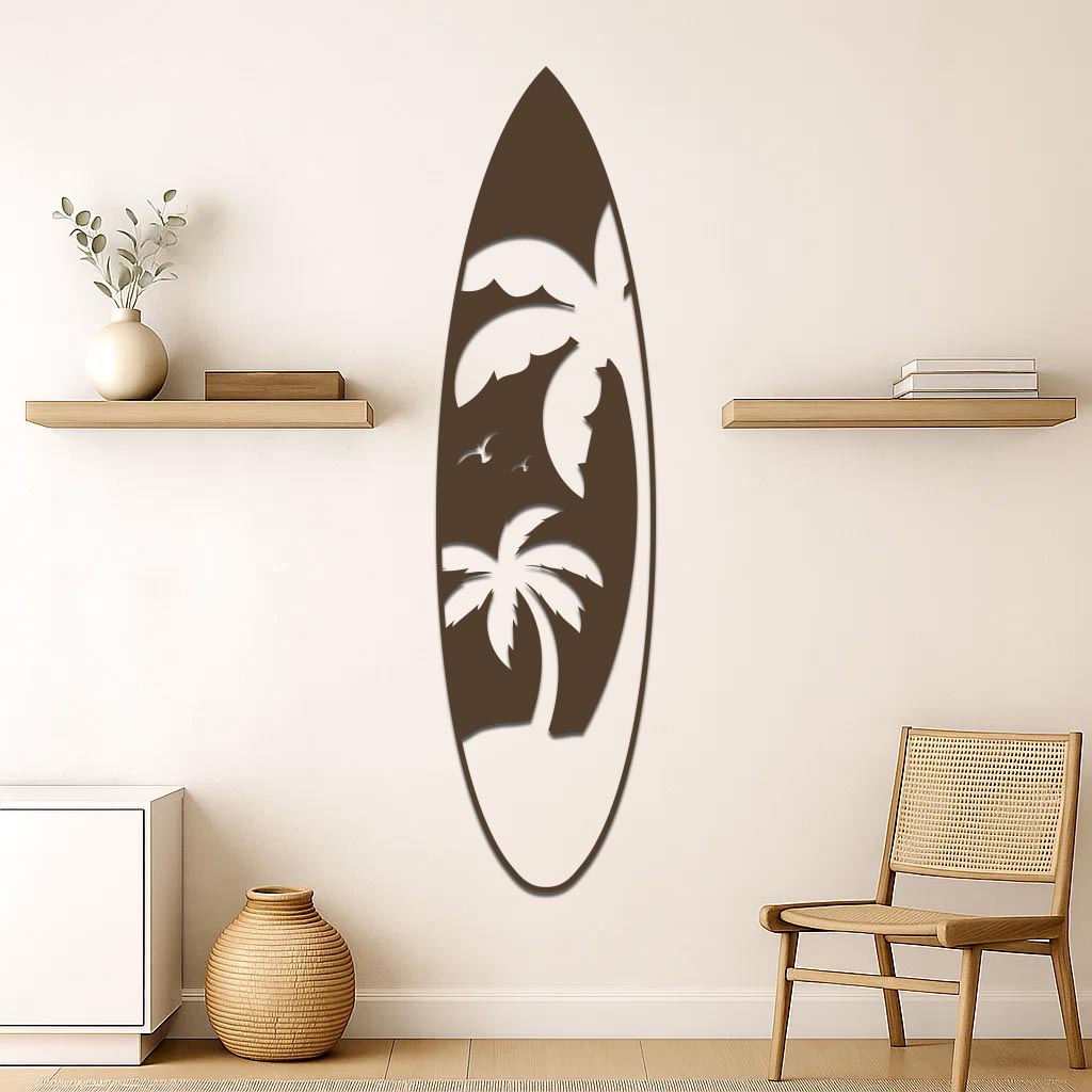 Palm Tree Surfboard Sign-6