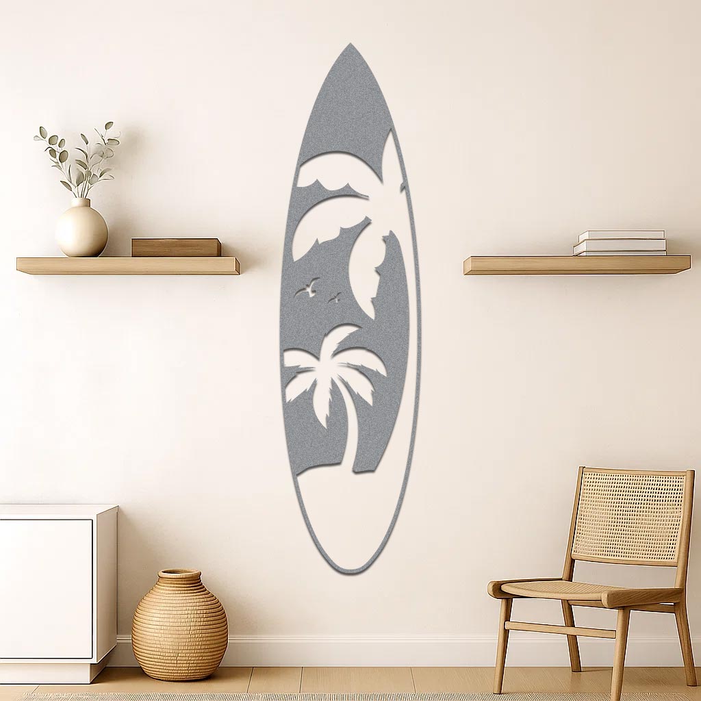 Palm Tree Surfboard Sign-2