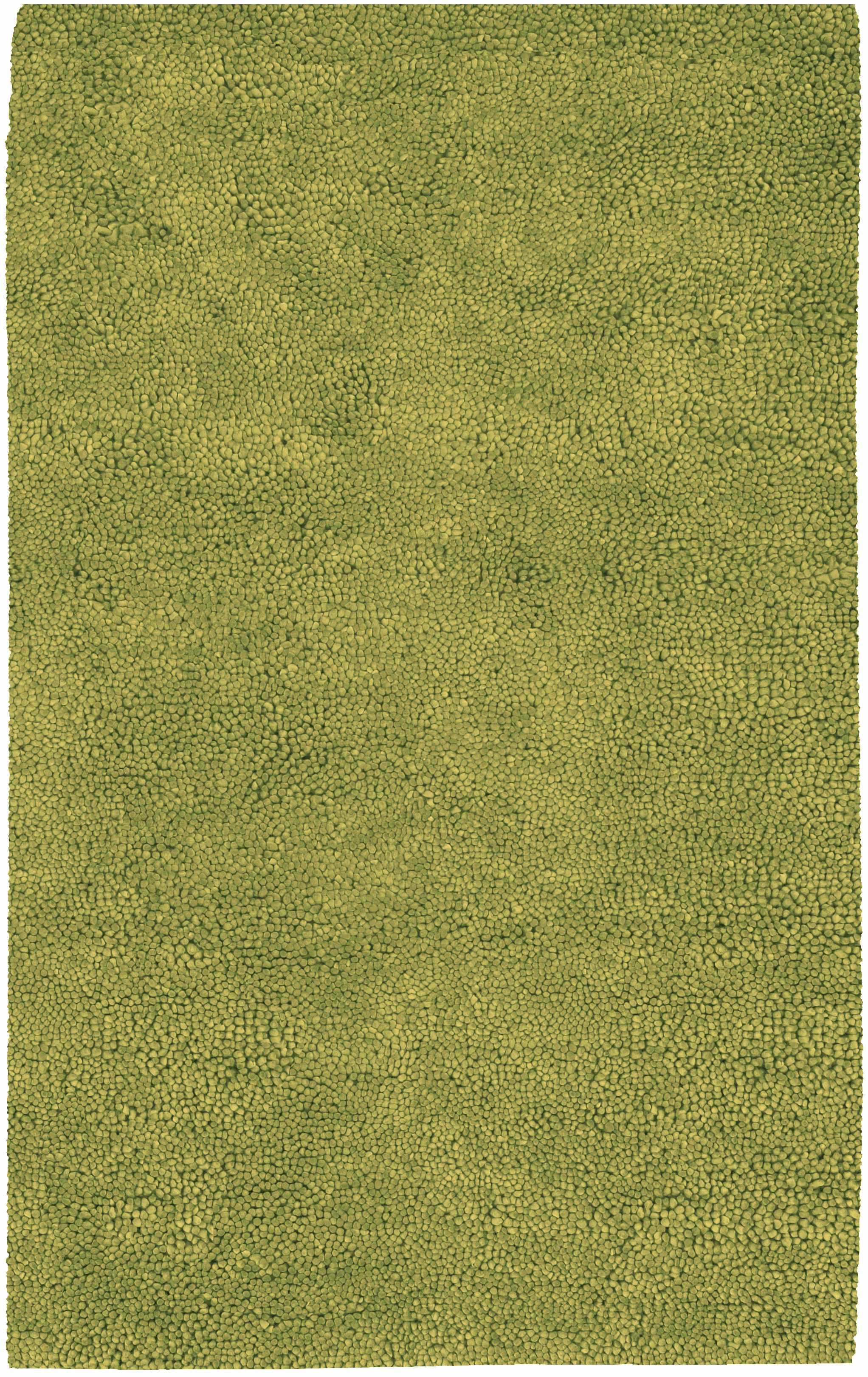 Frederika Solid Olive Green Wool Shag Rug - Clearance - PRHOMZ