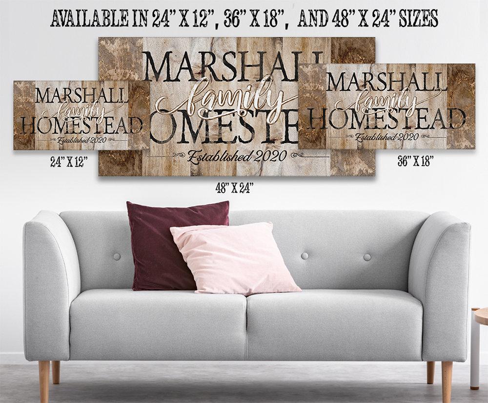 Personalized - Family Homestead - Canvas