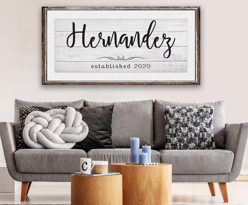Personalized - Family Name - Canvas