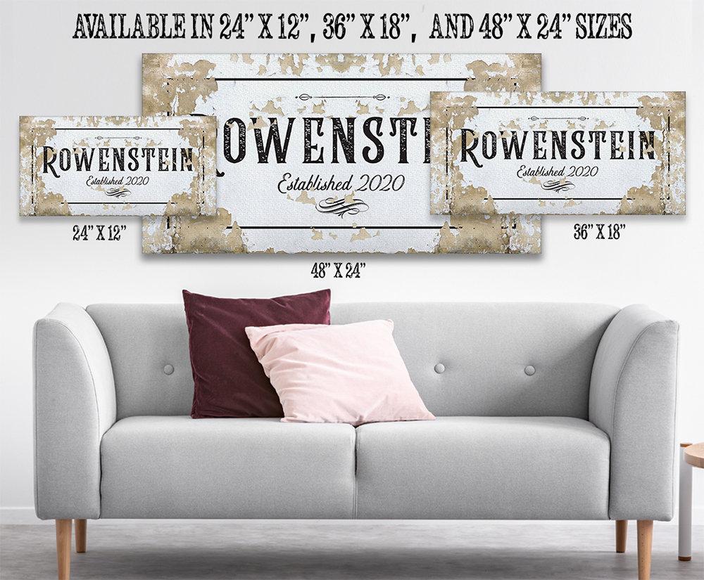 Personalized - Family Name - Canvas