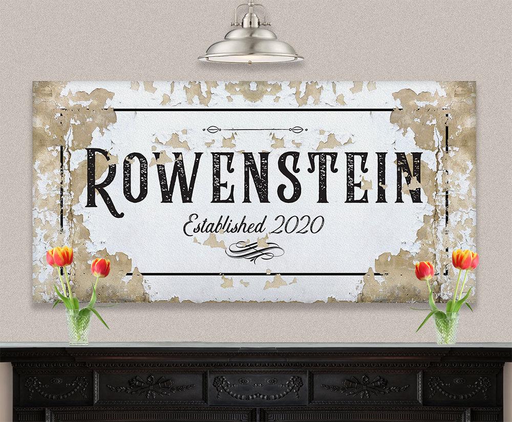 Personalized - Family Name - Canvas