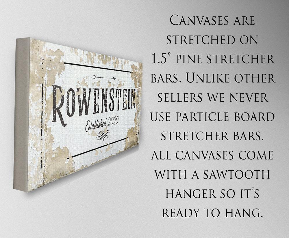 Personalized - Family Name - Canvas