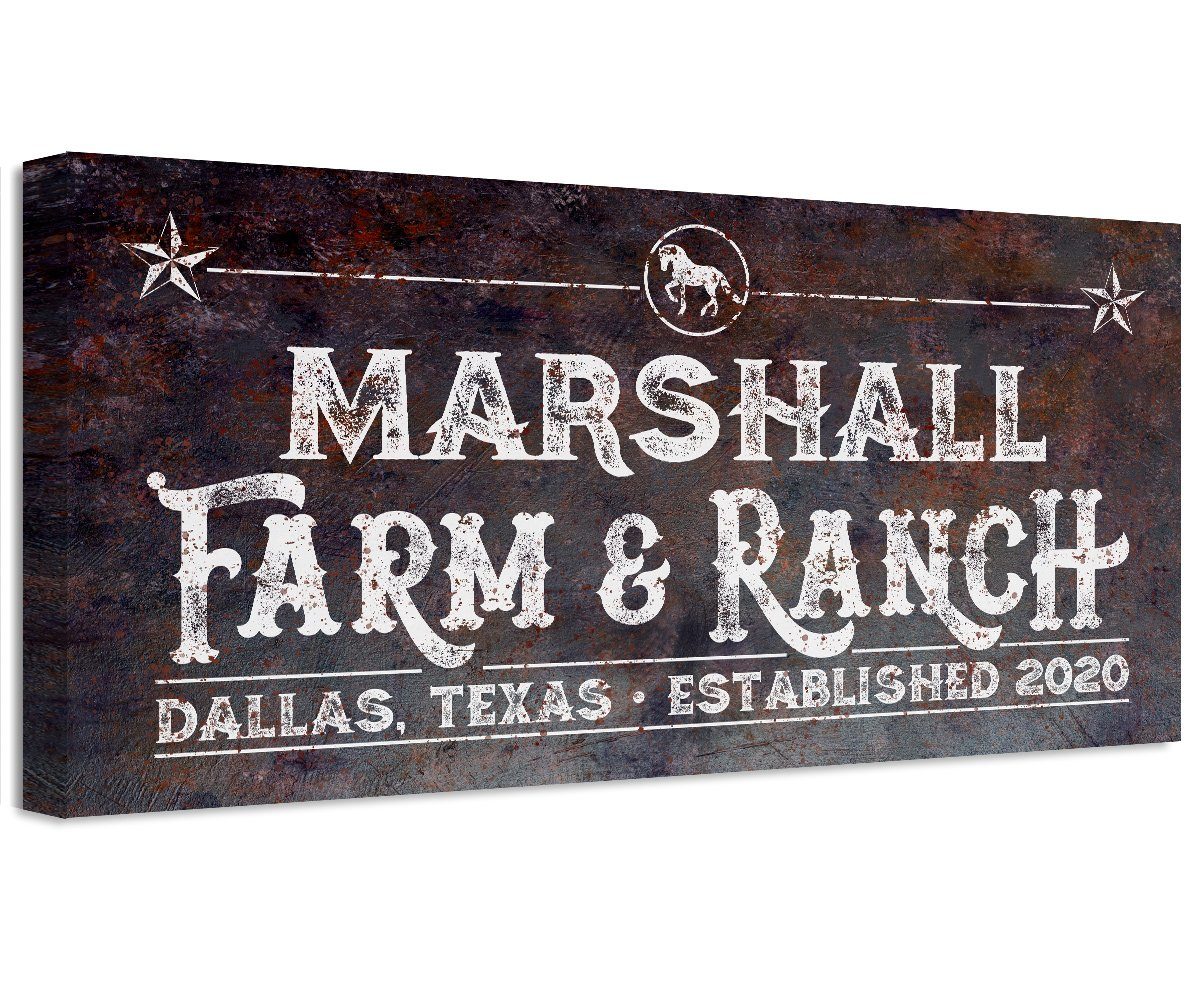 Personalized - Farm & Ranch - Canvas