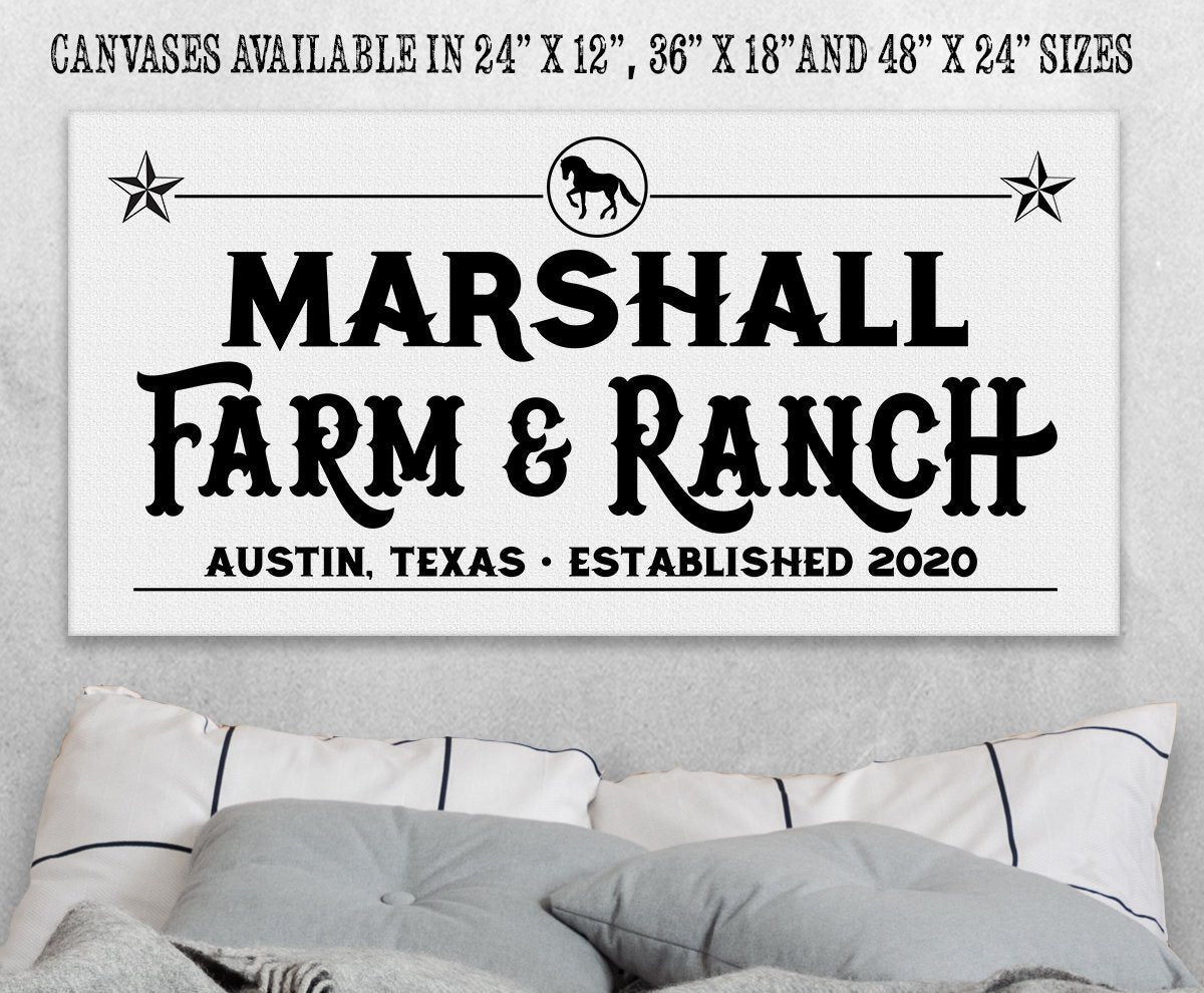 Personalized - Farm & Ranch - Canvas