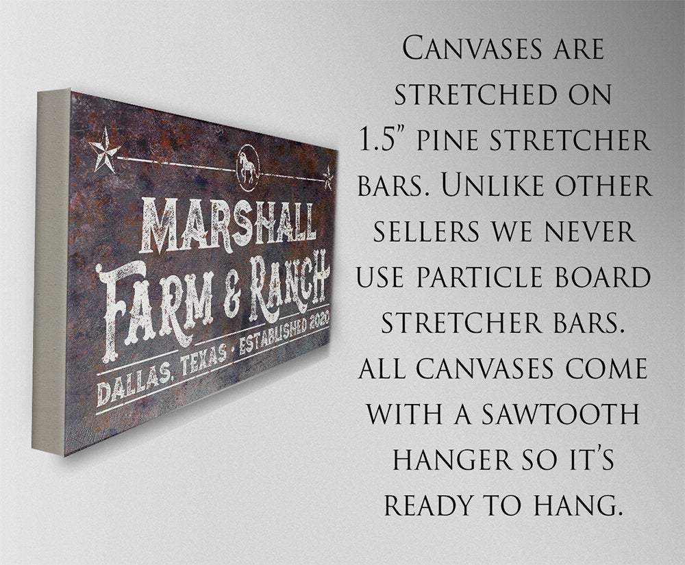 Personalized - Farm & Ranch - Canvas