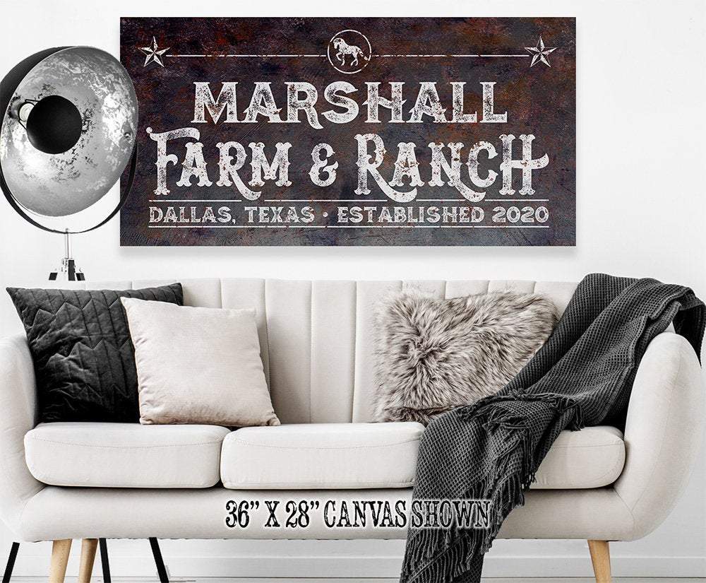 Personalized - Farm & Ranch - Canvas