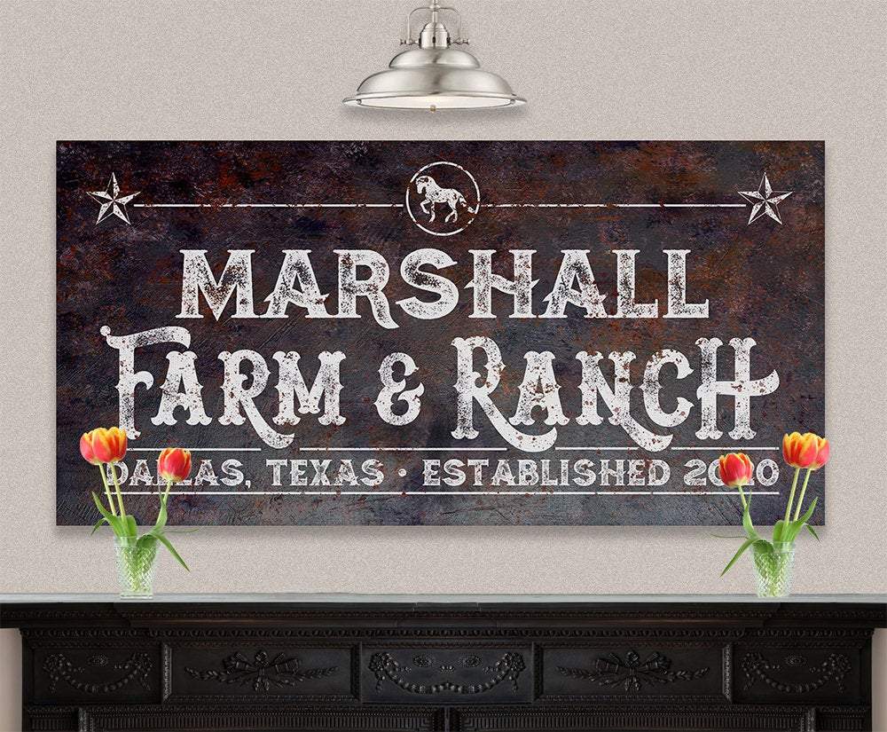 Personalized - Farm & Ranch - Canvas