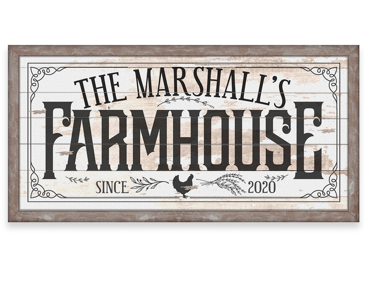 Personalized - Farmhouse - Canvas