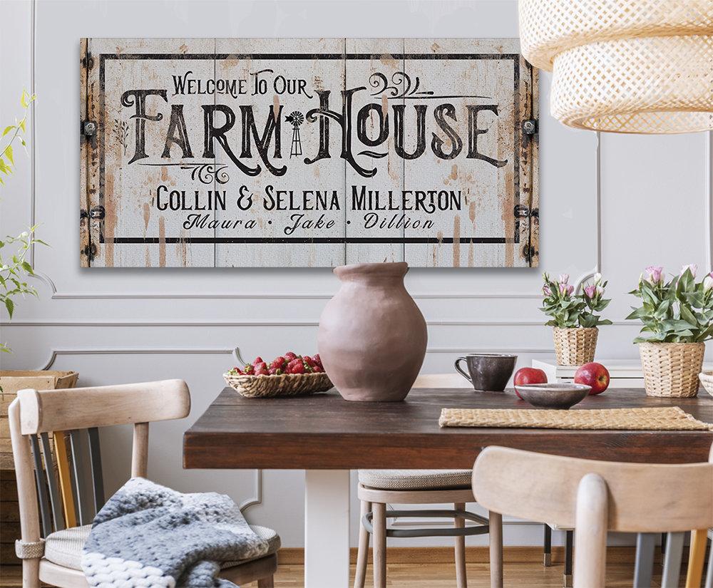 Personalized - Farmhouse - Canvas