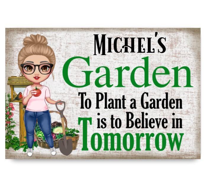 Personalized Garden Sign