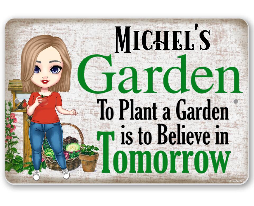 Personalized Garden Sign